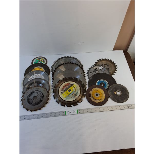 (14) Assorted Blades - Metal Chop Saw, Misc.- PICK UP