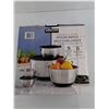 Image 2 : Mixing Bowl Set (5) Stainless Steel  - Kirkland  - New-In-Box