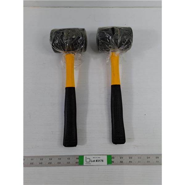 (2) Rubber Mallet  - 14"