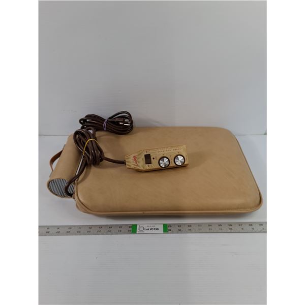 Vintage  - Niagara Thermo Cyclo Pad - Massage/Heat Element Seat Cushion - Powers On
