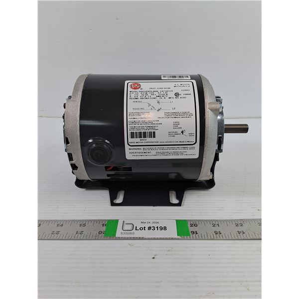 AC Motor - US Motors - 1/3 HP 115 V 6.4 A - As Is