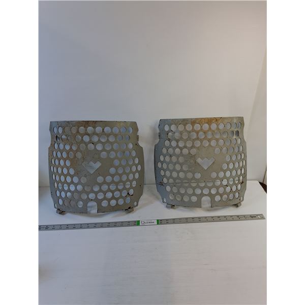 (2) Steel Cover/Containment - 16" x 16" Approx. - 1/8" Wall - As Is - PICK UP ONLY