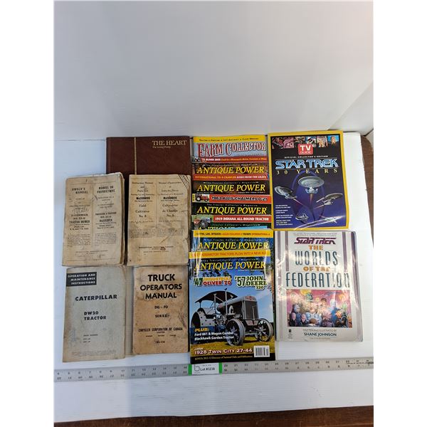 Assorted  - Vintage Operators Manuals (Chrysler,  McCormick,  Cat)