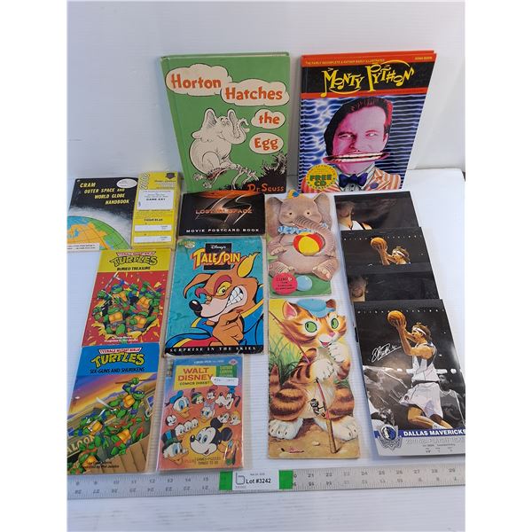 Books  - Assorted Vintage  - Seuss, Walt Disney,  Elephant/Cat, Misc.