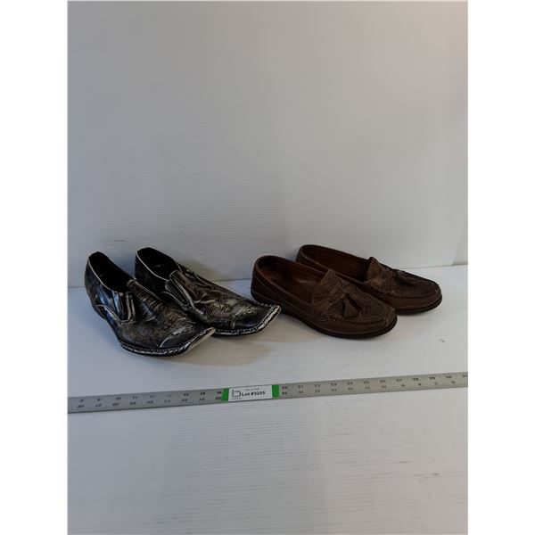 Shoes - Black (Fiesso Size 44) Brown (Johnston & Murphy Size 10M)