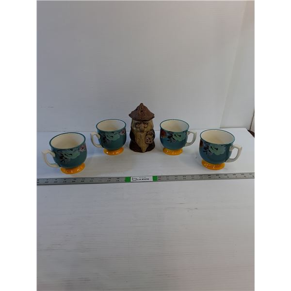Wizard Candle Scent / (4) Coffee Mugs 'The Pioneer Woman'