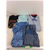 Image 1 : (5) Assorted Clothing  - Men's Golf Shirt,  2Pac, Misc.