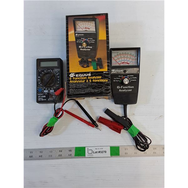 Digital Multimeter- As Is - 6-Function Analyzer- As Is