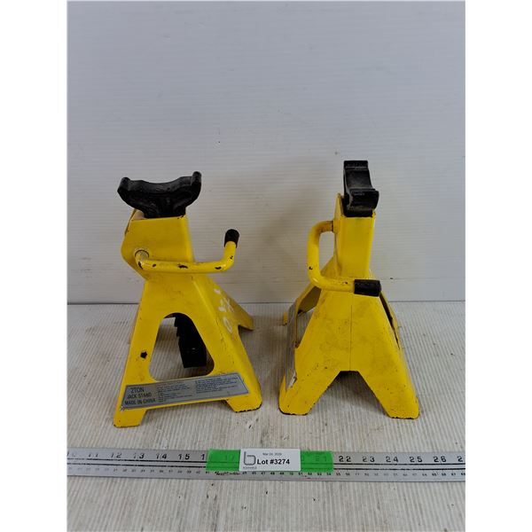 (2) 2 Ton Jack Stands
