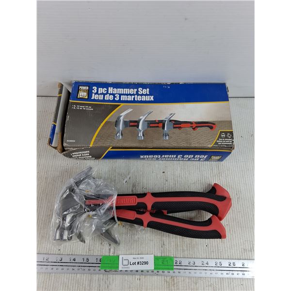 Power Fist 3 pc Hammer Set