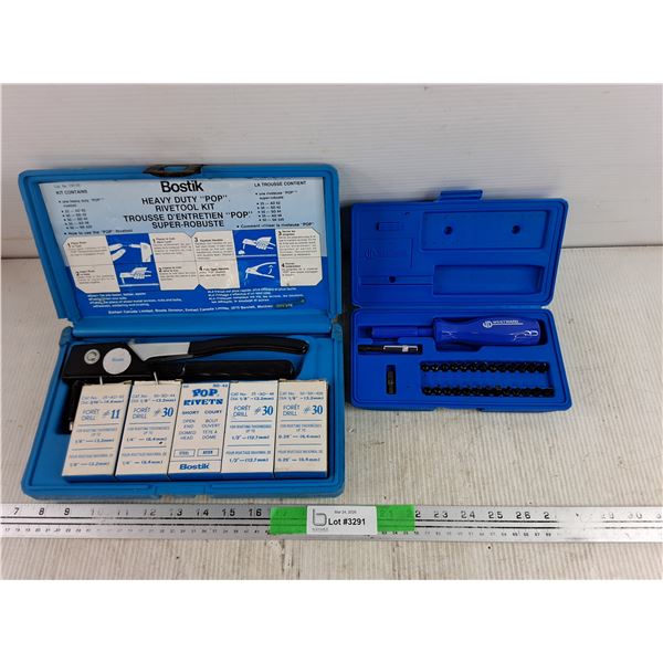 Bostik Heavy Duty Pop Rivetool Kit, Westward Screw It Set