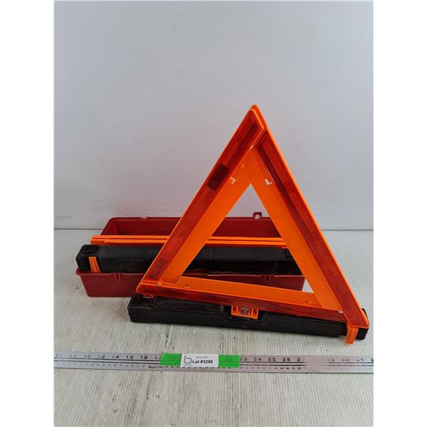 Emergency Triangle Flare Kit ( Contains 3 Triangles)