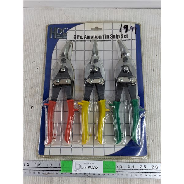 HDC 3 pc Aviation Tin Snip Set