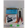 Image 1 : HDC 2 pc Shaver Set, 8 Pcs Stubby Combination Wrench, 8" Crimping Tool, New