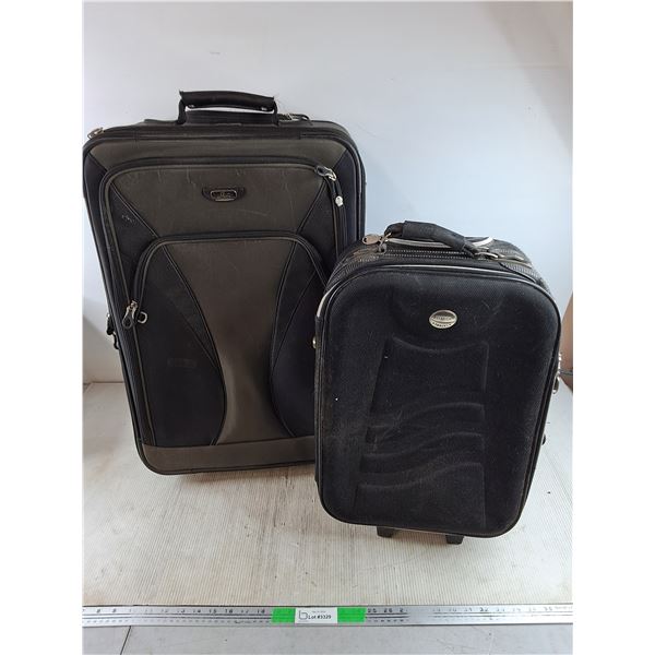 (2) Suitcases 27" x 17" x 9", 20" x 13" x 7" - PICK UP