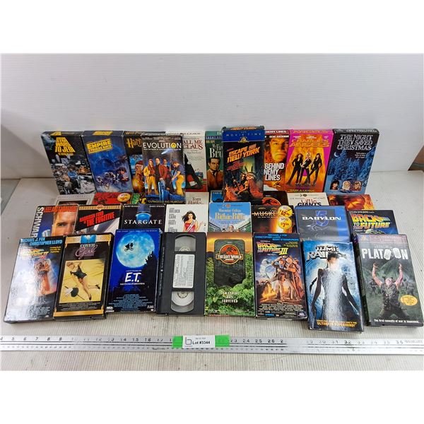 Assorted VHS Movies - Star Wars, Back to The Future, The Lost World Jurassic Park, Misc