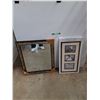 Image 1 : *Framed Mirror 28" x 24", Wood Wall Frame, PICK UP