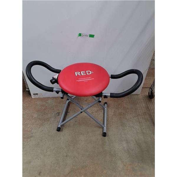 Red Fitness XL Core Trainer - PICKUP ONLY, 33" X 15" X 22"