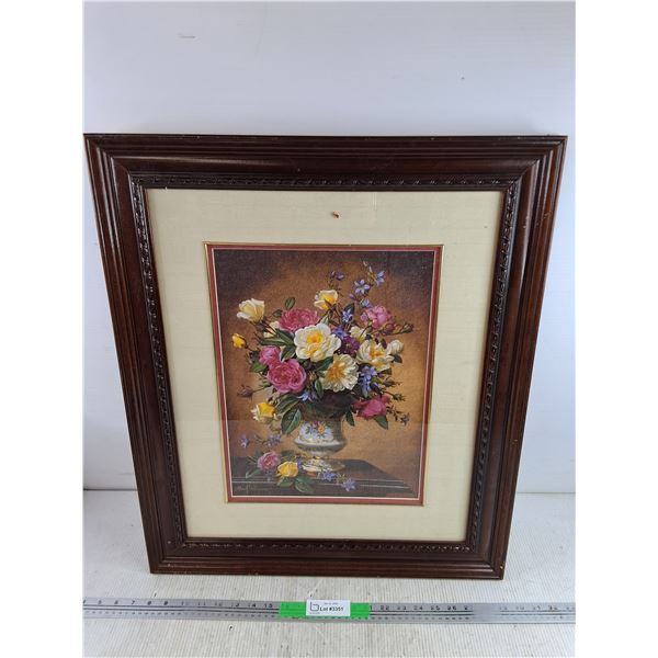 Wood Framed Wall Art Print by Albert Williams 26" x 22" - PICK UP
