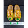 Image 1 : Carved Wood Hand Painted Shoes