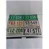 Image 1 : (6) Saskatchewan License Plates from 1959-1976