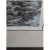 Image 2 : Wood Framed "Stroll at Dusk - Bittern" Print by Allan Hancock - 25" x 21" - PICK UP