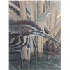 Image 3 : Wood Framed "Stroll at Dusk - Bittern" Print by Allan Hancock - 25" x 21" - PICK UP
