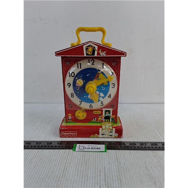 Fisher-Price Music Box Teaching Clock - Working