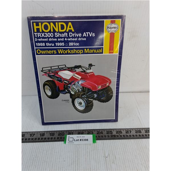 Sealed Haynes Honda ATV Technical Magazine