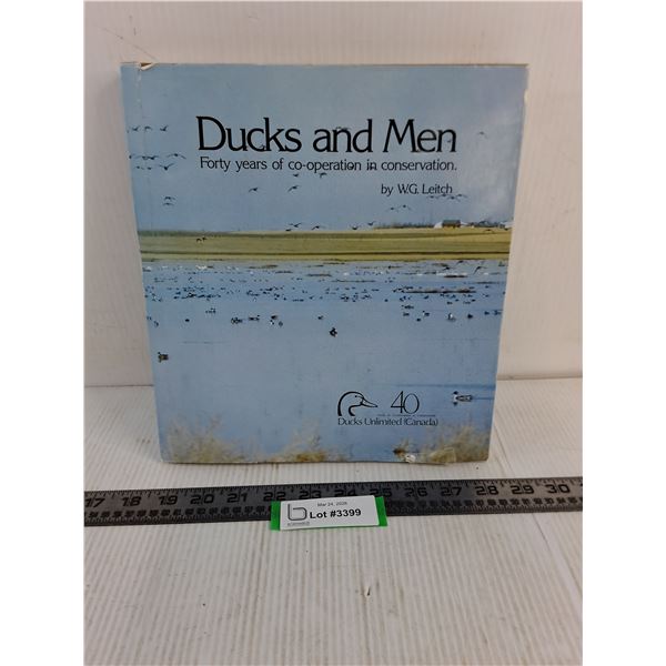 Ducks Unlimited "Ducks and Men" Hardcover Book