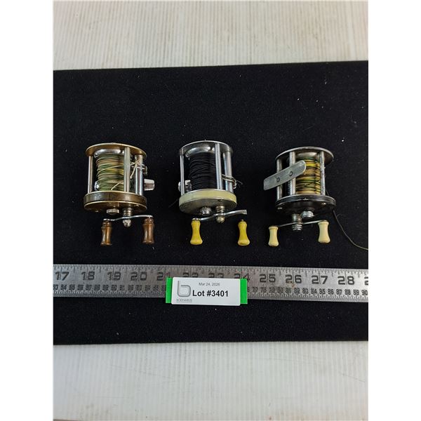 (3) Fishing Reels - As is
