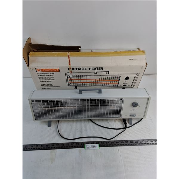 Mastercraft Portable Heater - Powers On - 24.5" Length - PICK UP
