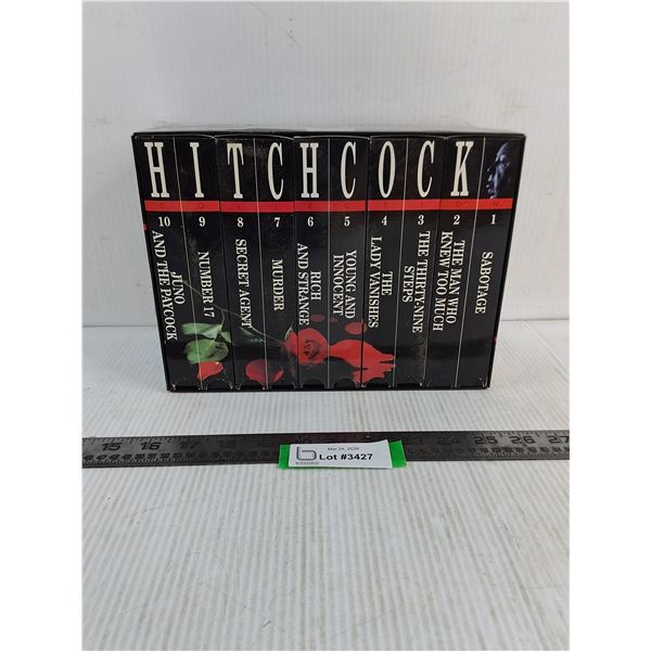 VHS 10-Movie Boxset of Alfred Hitchcock
