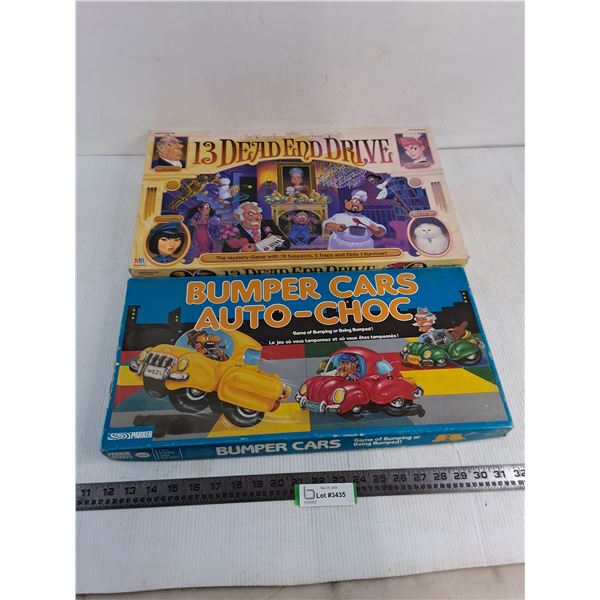 (2) Board Games (13 Dead End Drive & Bumper Cars Auto-Choc)