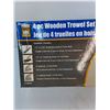 Image 2 : Power Fist Wooden Trowel Set