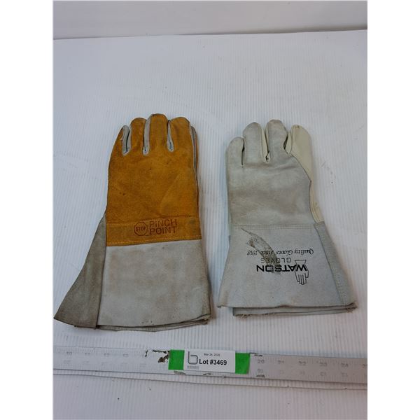 (2) Pairs of Welding Gloves- Approx. L