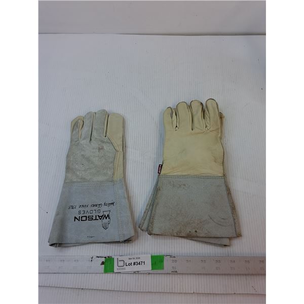(2) Pairs of Welding Gloves- Approx. L