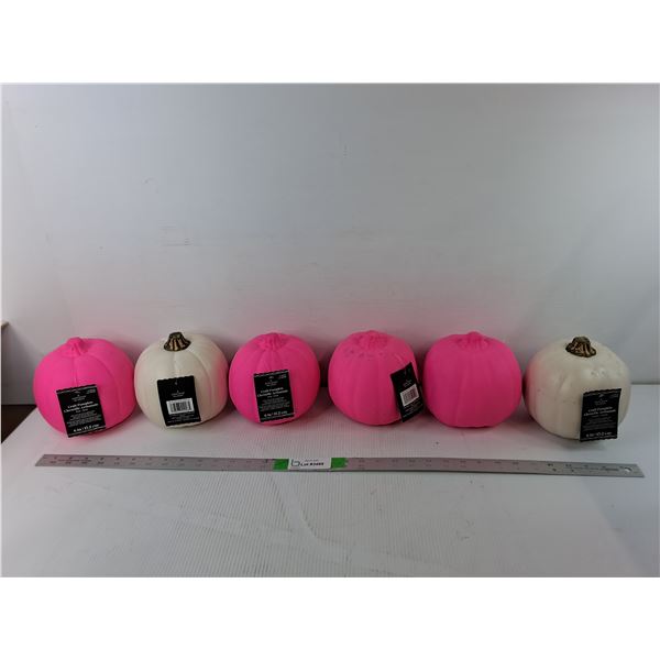 (6) Ashland Craft Pumpkins 6"