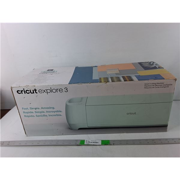 Cricut Explore 3 Smart Cutting Machine- Missing Belt & Charging Cord, Cannot Ship