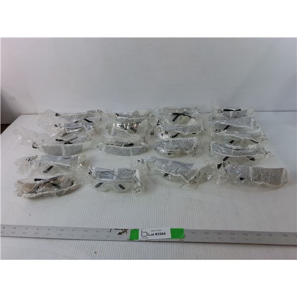 (18) PCL Safety Glasses- Some Tinted, Appear New