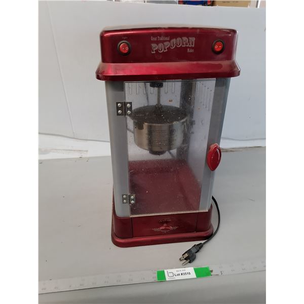Sunbeam Traditional Popcorn Maker 9.5" x 10.75" x 19"- Powers On/As Is - PICK UP ONLY