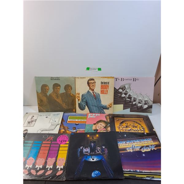 (10) Records- The Lettermen, Buddy Holly, The Boomtown Rats, The Rock Album, Mama Let Him Play, Sask