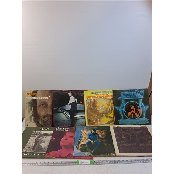 (8) Records- Valdy, Nick Gilder, Buffalo Springfield, John Prine, The Band, Sweeney Todd