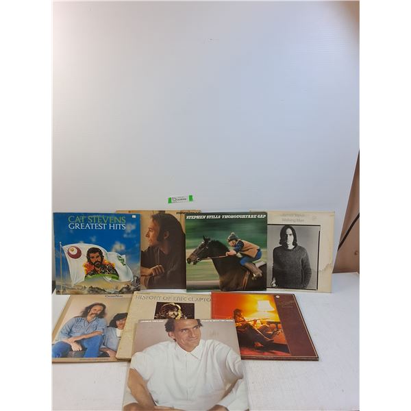 (8) Records- Eric Clapton, Cat Stevens, Stephen Stills, James Taylor, Crosby Nash
