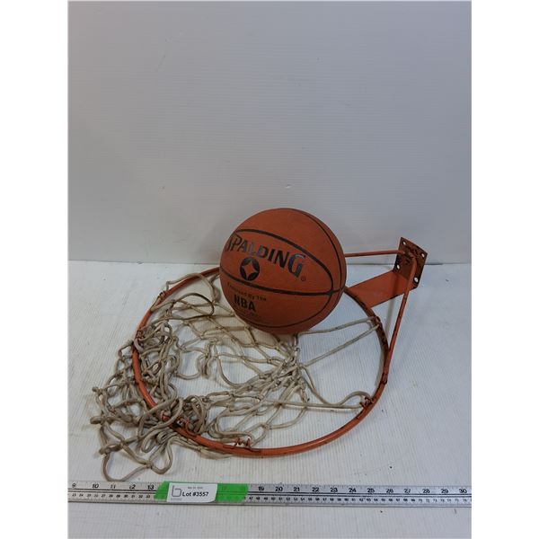 Basketball And Hoop Ring/Net 24" - PICK UP ONLY