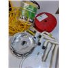 Image 5 : For Rent, Beware Of Dog Sign, 12V Battery Charger, Poly Rope, Aluminum Burner Covers, Vintage Light