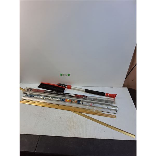 (8) Door Thresholds Up To 48", Snow Brush As Is - PICK UP