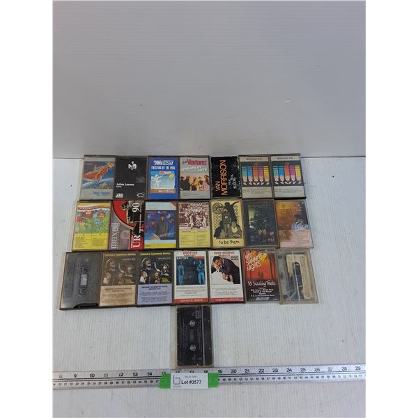 (22) Cassettes- Red Rider, Julia Len, Eddie Murphy, Creedence Clearwater, Hooters, Thompson Twins