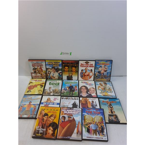 (18)DVDS- The Dukes Of Hazzard, Ted, Fools Gold, The Ten,  Says It Isn't So, Going Overboard