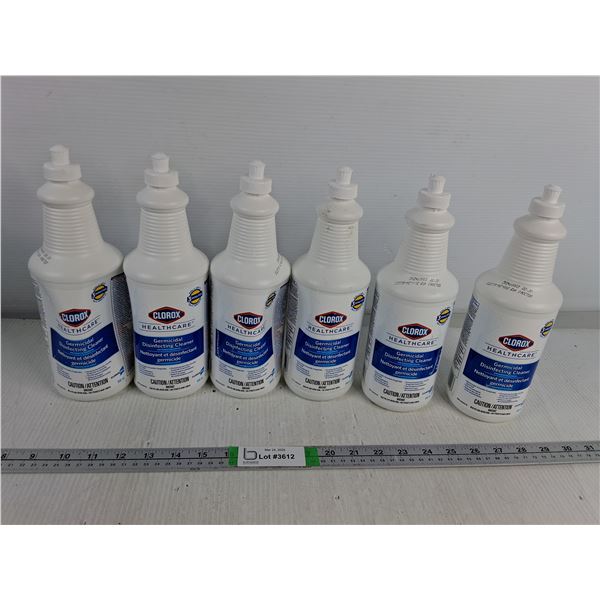 (6) Bottles of Clorox Health Care Germicidal Disinfecting Cleaner- CANNOT SHIP